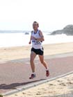 Luke Adams (South Shields) on his way to winning the South Shields 10k Sand Dance Race.